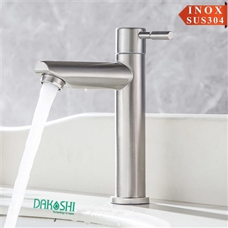 Vòi lavabo inox mờ Viglacera Dakoshi I402