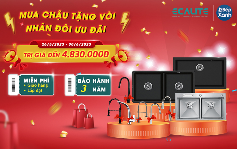 Mua Chậu Tặng Vòi Đến 4.830.000Đ