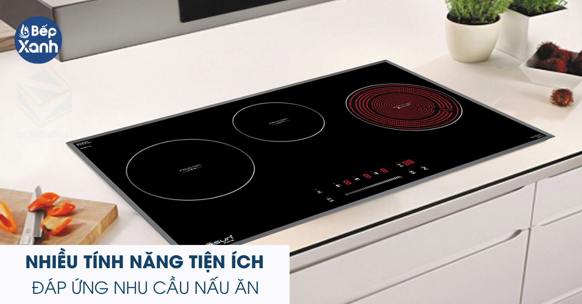 Bếp điện từ nhập khẩu nhiều tính năng hiện đại