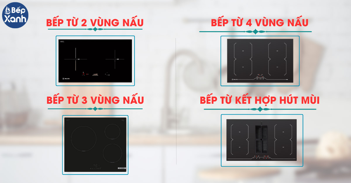 Những loại bếp từ hiện nay 