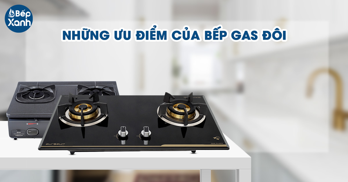 Những ưu điểm của bếp gas 2 lò