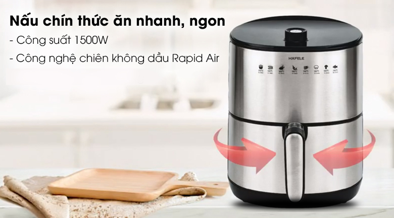 Nồi chiên không dầu Hafele AF-68A (535.43.710) 3.2 lít - Công nghệ