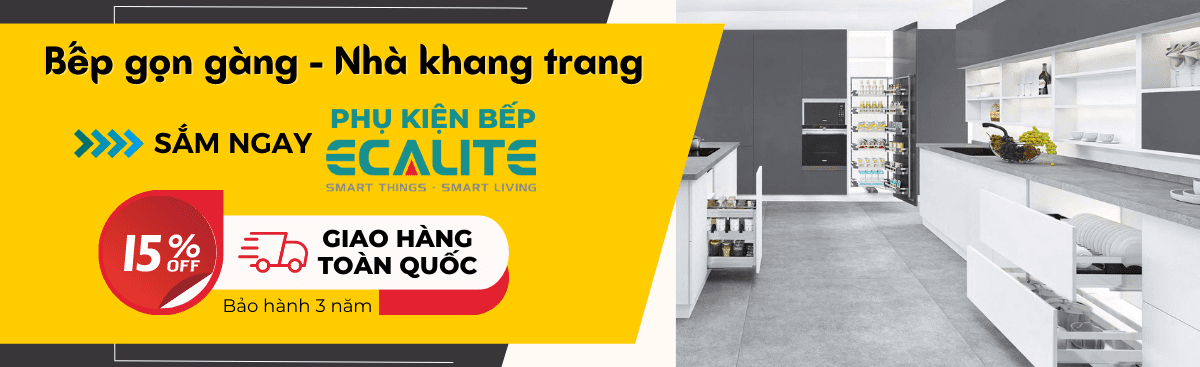 Phụ kiện bếp Ecalite giảm 15%