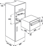 Lò vi sóng kết hợp nướng âm tủ Hafele HO-KT45B 535.02.731