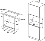 Lò nướng âm tủ Hafele HO-KT60C 534.05.571