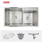 Chậu Rửa Chén 2 Hộc Overmount sink Konox KN8245DO