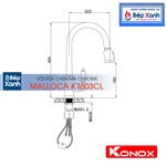 Vòi Rửa Chén Dây Rút Konox KN1905