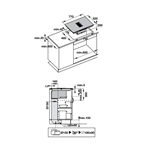 Bếp từ 4 vùng nấu kết hợp hút mùi Hafele HC-IHH77D 536.61.655