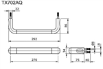 Thanh Vắt Khăn ToTo TX702AQ