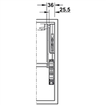 Bộ hộp lực tay nâng Free-Up Hafele 372.33.610