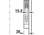 Bộ Hộp Lực Flap Fitting Hafele 372.91.411