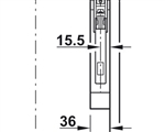 Bộ Hộp Lực Flap Fitting Hafele 372.91.413