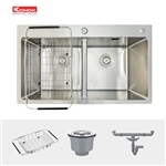 Chậu Rửa Chén 2 Hộc Overmount sink Konox KN8248DOB