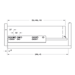 Ray Âm EPC Evo 550mm Giảm Chấn Hafele 433.32.076