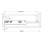 Ray Âm 300mm Nhấn Mở Hafele 433.32.171