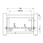 Ray Âm EPC Evo 400mm Nhấn Mở Hafele 433.32.173