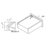 Ray Âm EPC Evo 400mm Nhấn Mở Hafele 433.32.173