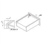 Ray Âm EPC Evo 500mm Nhấn Mở Hafele 433.32.175