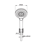 Bộ Sen Tay AirSense 120R Hafele 485.60.052