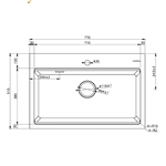 Chậu Đá ESSEN HS22-GEN1S90M Hafele 577.25.530