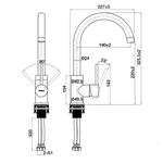 Vòi Rửa Chén HT21-CH1F220C Hafele 577.56.300