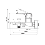 Bộ Trộn Nổi 2 Đường Nước Hafele 589.15.005