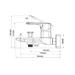 Bộ Trộn 2 Đường Nước Kobe Hafele 589.15.035