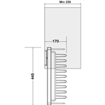 Móc Treo Dây Nịt & Cà Vạt 250mm Hafele 807.96.110