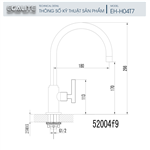 Vòi rửa chén nước lạnh Ecalite EH-H04T7