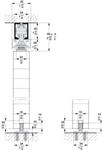 Bộ Các Thành Phần Hawa Symmetric 80/Z Hafele 940.81.009