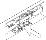 Bộ Các Thành Phần Hawa Symmetric 80/Z Hafele 940.81.009