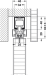 Bộ Các Thành Phần Hawa Symmetric 80/Z Hafele 940.81.009