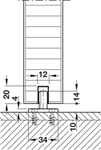 Bộ Các Thành Phần Hawa Symmetric 80/Z Hafele 940.81.009