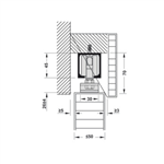 Phụ Kiện Cửa Trượt Slido Classic Hafele 940.82.257