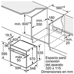 Lò Nướng Âm Tủ Serie 4 Bosch HBA512ES0