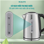 Ấm đun siêu tốc cao cấp Ecalite EK-G1723S (1.7L)