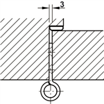 Bản Lề Nâng Hạ 80KG Hafele 926.13.903