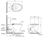 Bàn Cầu Hai Khối ToTo CS769DRW7#XW