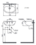 Chậu Rửa Treo Tường ToTo LT240CS#W