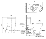 Bàn Cầu Một Khối ToTo MS889DRT2#XW