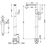 Vòi Xả Bồn Đặt Sàn ToTo DM359CF