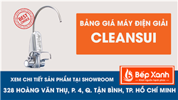 Bảng giá máy lọc nước điện giải ion kiềm Cleansui