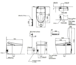 Bàn Cầu Neorest ToTo CS989VT#NW1/TCF9788WZ#NW1/T53P100VR