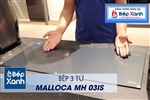 Bếp từ 3 vùng nấu Malloca MH-03IS / Kính Eurokera, dạng xước Metalic kiểu mới