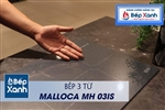 Bếp từ 3 vùng nấu Malloca MH-03IS / Kính Eurokera, dạng xước Metalic kiểu mới