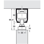 Bộ Các Thành Phần Hawa Junior 160/A Hafele 941.60.001