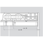 Bộ Các Thành Phần Hawa Junior 160/B Hafele 941.60.002