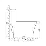 Bồn Cầu 1 Khối Sapporo Hafele 588.79.406