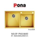 Bồn Rửa Chén 2 Hố INOX304 Pona PNI3-8650