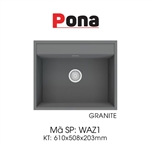 Chậu Rửa Chén 1 Hố Bằng Đá Granite Pona WAZ1